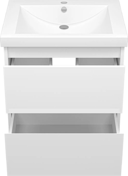 Изображение товара Тумба с умывальником Misty Алиса 58 / Э-Али01058-011П2Я+10.150.00580.001