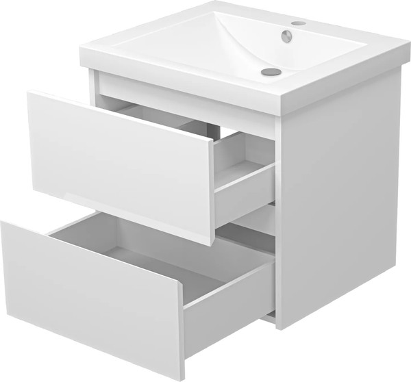 Изображение товара Тумба с умывальником Misty Алиса 58 / Э-Али01058-011П2Я+10.150.00580.001