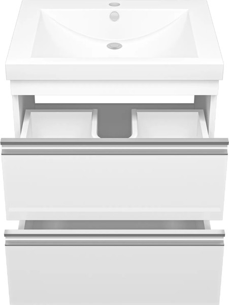 Изображение товара Тумба с умывальником Misty Ингрид 60 / П-Инг-01060-011П2Я+10.150.00580.001