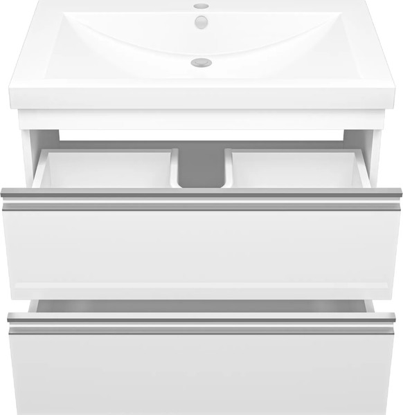 Изображение товара Тумба с умывальником Misty Ингрид 75 / П-Инг-01075-011П2Я+10.150.00750.001