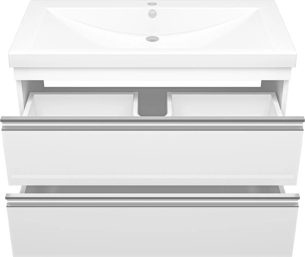 Изображение товара Тумба с умывальником Misty Ингрид 90 / П-Инг-01090-011П2Я+10.150.00900.001