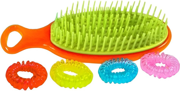 Изображение товара Комплект аксессуаров для волос Casalfe Дорожный. Мини косметичка + Силиконовые резинки