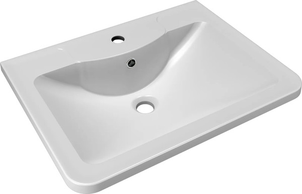 Изображение товара Тумба с умывальником Misty Атлантик 60 / П-Атл-01060-011П2Я+10.020.00600.001