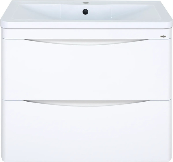 Изображение товара Тумба с умывальником Misty Атлантик 80 / П-Атл-01080-011П2Я+10.020.00800.001