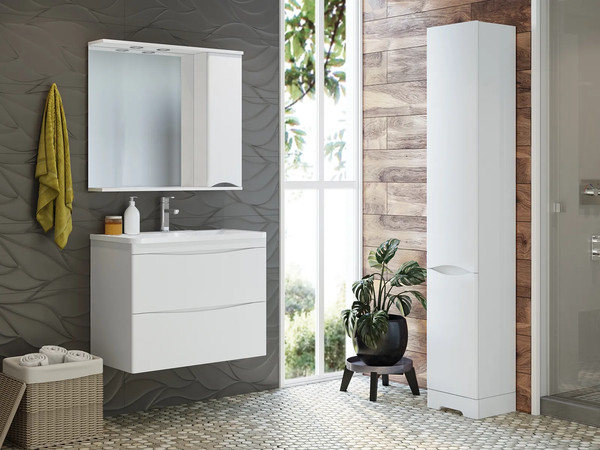 Изображение товара Тумба с умывальником Misty Атлантик 100 / П-Атл-01100-011П2Я+10.020.01000.001