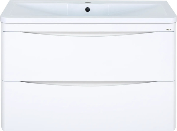 Изображение товара Тумба с умывальником Misty Атлантик 100 / П-Атл-01100-011П2Я+10.020.01000.001