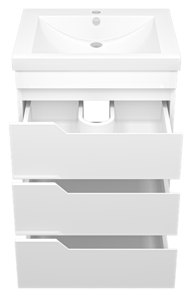 Изображение товара Тумба с умывальником Misty Софт 60 / П-Соф-01060-0113Я+10.150.00580.001