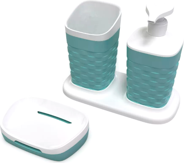 Изображение товара Набор аксессуаров для ванной Полимербыт Reef / 4337103