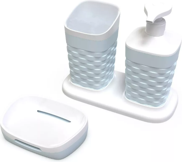 Изображение товара Набор аксессуаров для ванной Полимербыт Reef / 4337103