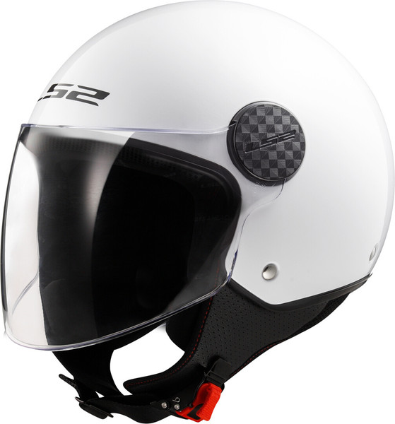 Изображение товара Мотошлем LS2 OF558 Sphere 2 Solid (L, белый глянцевый)