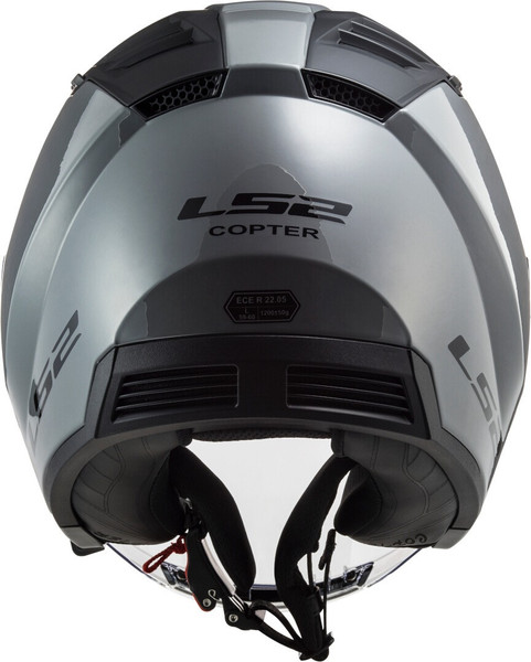 Изображение товара Мотошлем LS2 OF600 Copter 2 (M, серый матовый)
