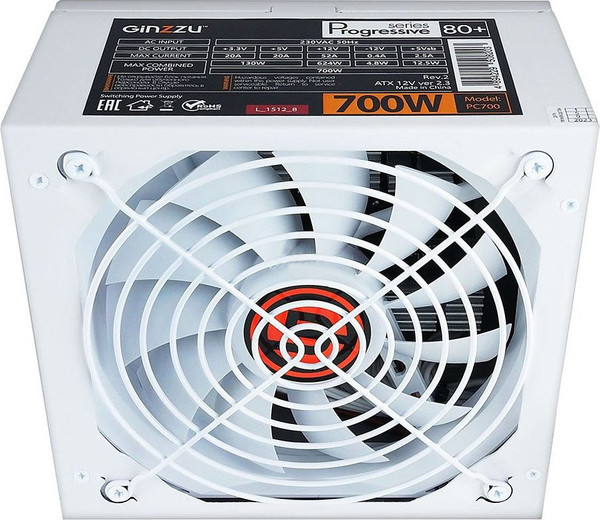 Изображение товара Блок питания для компьютера Ginzzu 700W PC700 (белый)