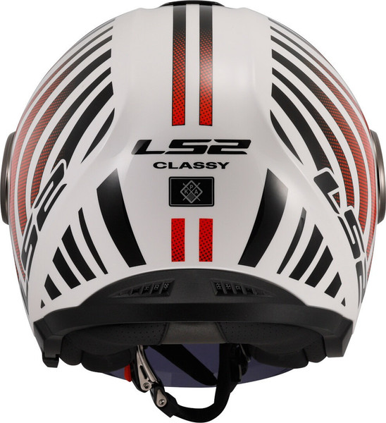 Изображение товара Мотошлем LS2 OF620 Classy Cool (M, белый/красный)