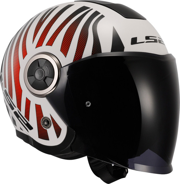 Изображение товара Мотошлем LS2 OF620 Classy Cool (M, белый/красный)