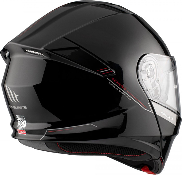Изображение товара Мотошлем MT Helmets Genesis SV Solid A1 (S, черный глянцевый)