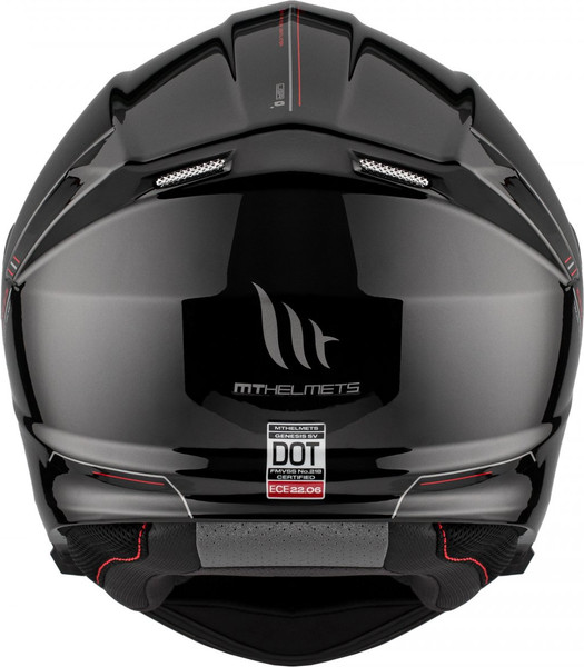 Изображение товара Мотошлем MT Helmets Genesis SV Solid A1 (XL, черный глянцевый)