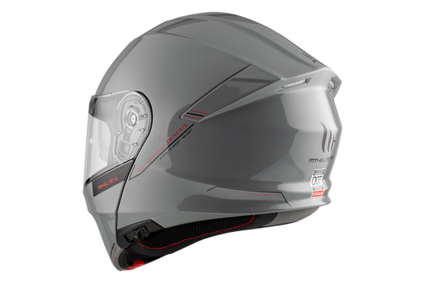 Изображение товара Мотошлем MT Helmets Genesis SV Solid A12 (S, серый глянцевый)