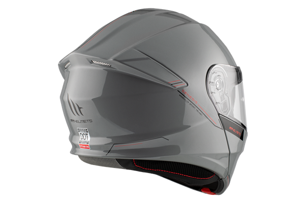 Изображение товара Мотошлем MT Helmets Genesis SV Solid A12 (S, серый глянцевый)