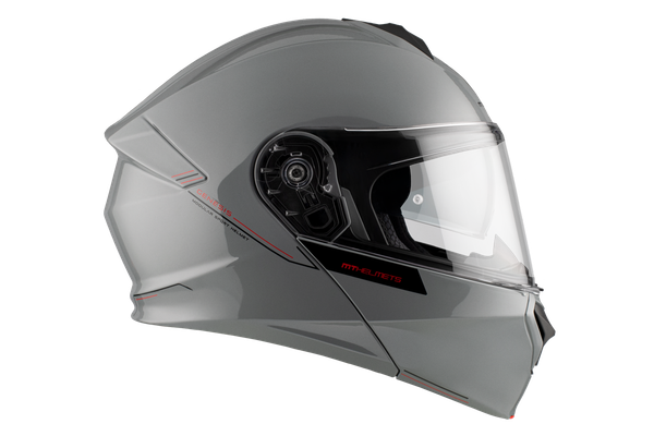 Изображение товара Мотошлем MT Helmets Genesis SV Solid A12 (XL, серый глянцевый)