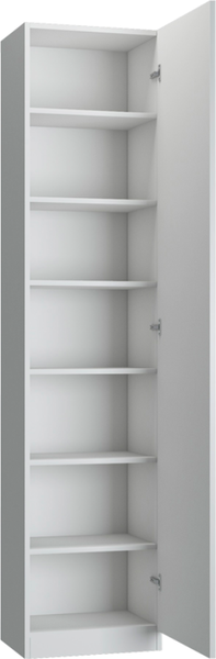 Изображение товара Шкаф-пенал Макс Стайл Falcon Fidji Egger 240x50x50 / 8C5050 (белый классический W960 ST7)