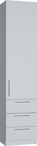 Изображение товара Шкаф-пенал Макс Стайл Falcon Fidji Egger 240x50x50 / 10C5050 (белый классический W960 ST7)