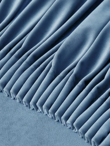 Изображение товара Комплект штор Soft Lines Бархат 9137-А27 (270x240, голубой)