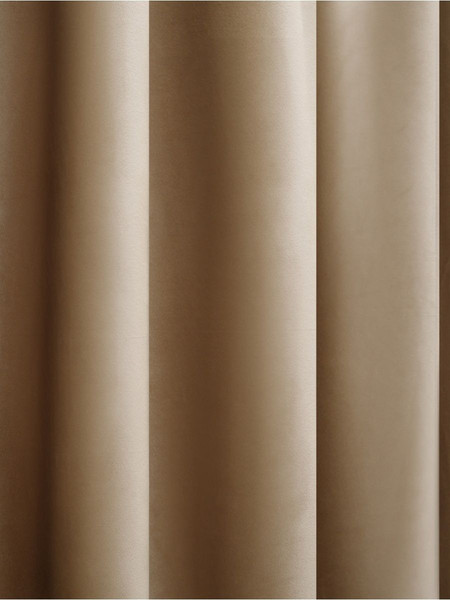 Изображение товара Шторы Soft Lines Бархат 9138-D2 (300x240, кофейный)
