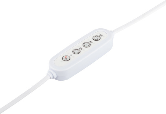 Изображение товара Кабель для фитосветильника ЭРА 4х IEC C7 2pin 2m+timer / Б0066964