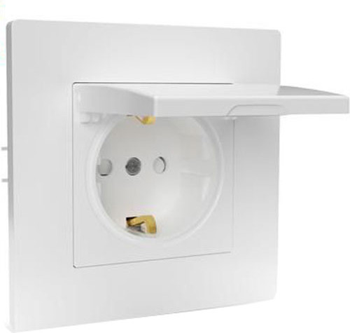 Изображение товара Розетка Tokov Electric Pixel TKE-PX-R1ZSW1-C34