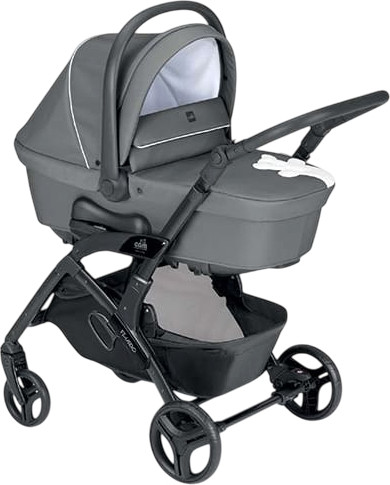 Изображение товара Детская универсальная коляска Cam Tris Fluido Easy 3 в 1 / ART877019-T948 (белый медвежонок/антрацит)