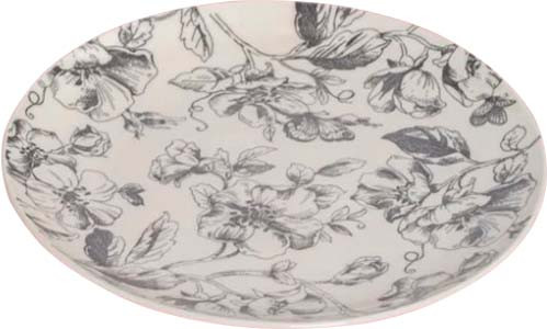 Изображение товара Тарелка столовая обеденная Crystar Botanica CND011 (серый)