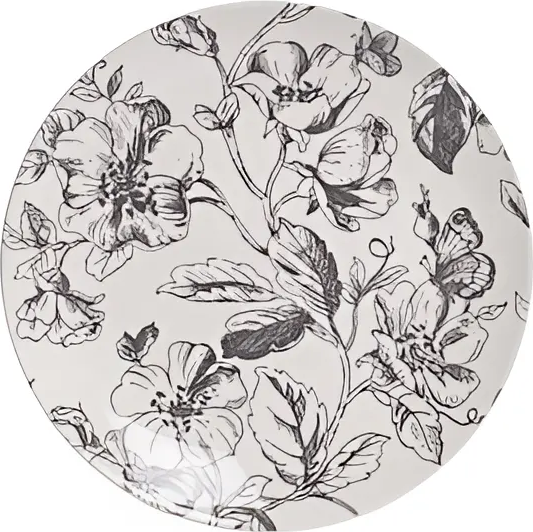 Изображение товара Тарелка закусочная (десертная) Crystar Botanica CND012 (серый)