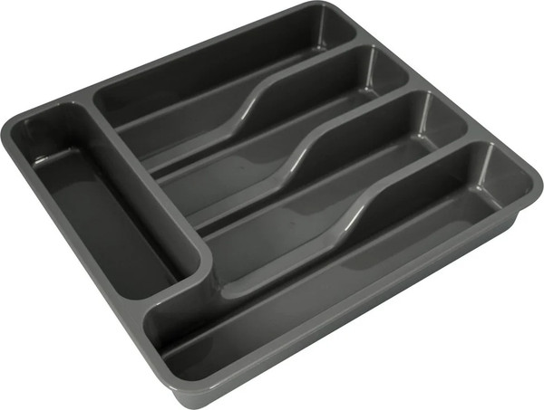 Изображение товара Органайзер для столовых приборов Мультидом 740 018 (серый)