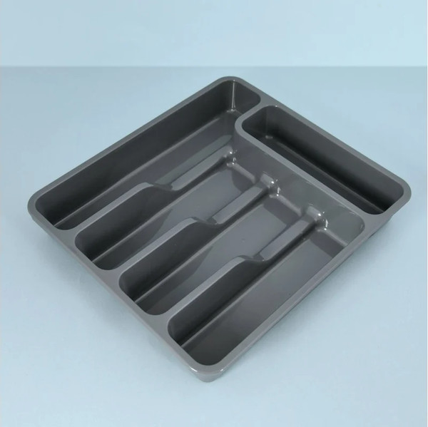 Изображение товара Органайзер для столовых приборов Мультидом 740 018 (серый)