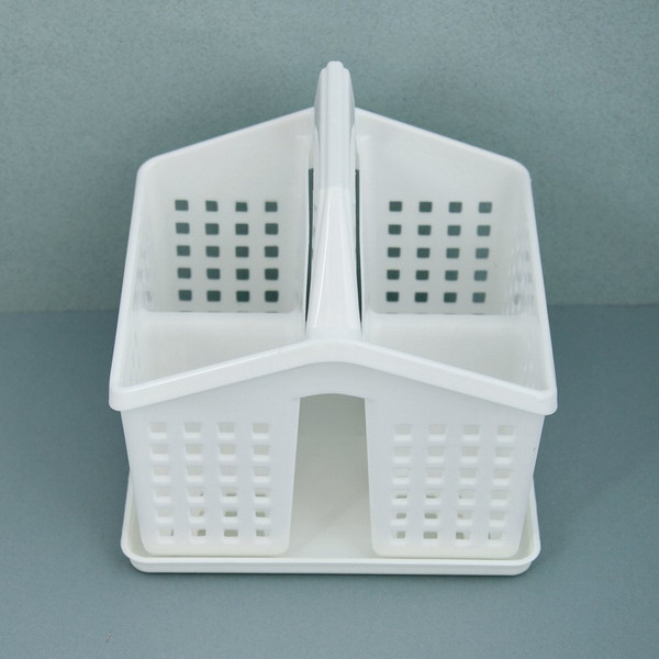 Изображение товара Органайзер для столовых приборов Мультидом Лофт 480 006 (белый)