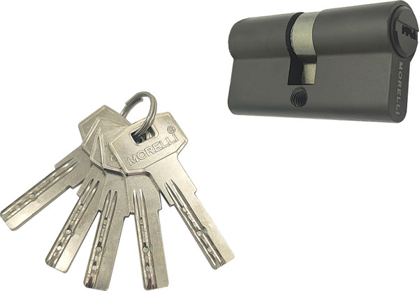 Изображение товара Цилиндровый механизм замка Morelli HS 60C BN (черный никель)