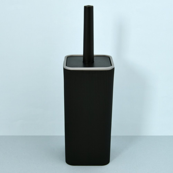 Изображение товара Ершик для унитаза Мультидом Риф 132 758 (черный/серебристый)