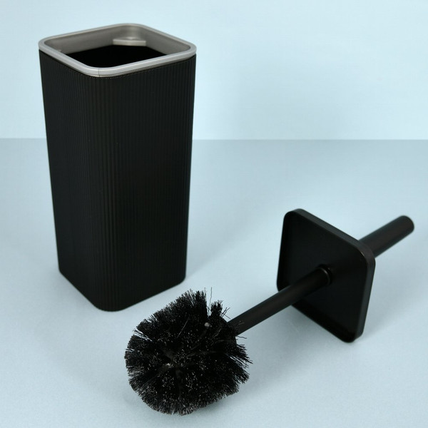 Изображение товара Ершик для унитаза Мультидом Риф 132 758 (черный/серебристый)