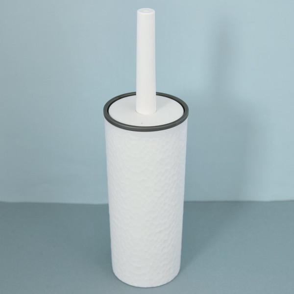 Изображение товара Ершик для унитаза Мультидом Венеция 133 658 (белый/серебристый)