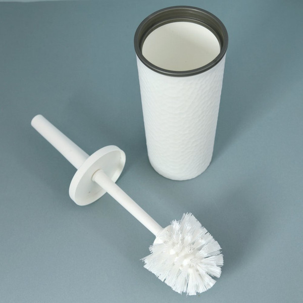 Изображение товара Ершик для унитаза Мультидом Венеция 133 658 (белый/серебристый)