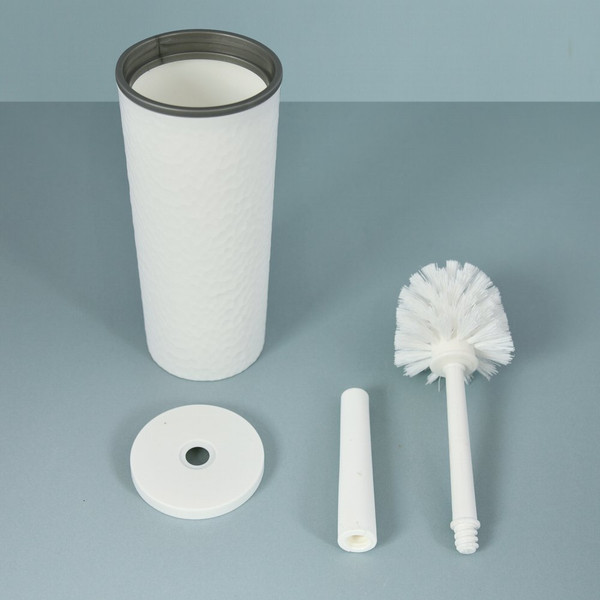 Изображение товара Ершик для унитаза Мультидом Венеция 133 658 (белый/серебристый)