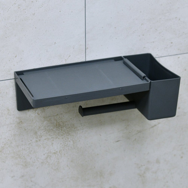 Изображение товара Держатель для туалетной бумаги Мультидом 161 218 (серый)