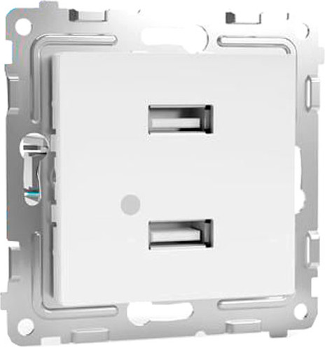 Изображение товара Розетка Tokov Electric Pixel TKE-PX-2USB-C34 (айс)