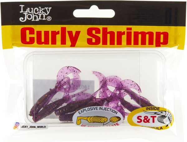 Изображение товара Мягкая приманка Lucky John Pro Series Curly Shrimp / 140216-S13 (7шт)