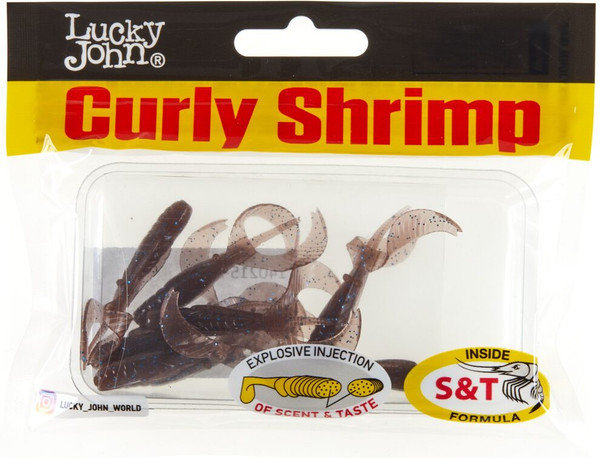 Изображение товара Мягкая приманка Lucky John Pro Series Curly Shrimp / 140216-S19 (7шт)