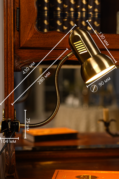 Изображение товара Настольная лампа ArtStyle HT-122AB (латунь)