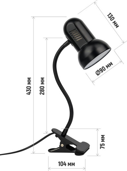 Изображение товара Настольная лампа ArtStyle HT-122B (черный)
