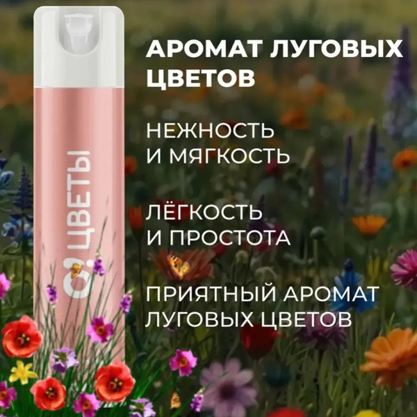 Изображение товара Освежитель воздуха О!СВЕЖООО Цветы (300мл)