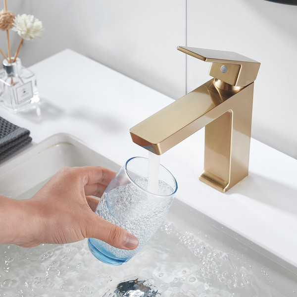 Изображение товара Смеситель Rose R1801G-1 (золотой сатин)