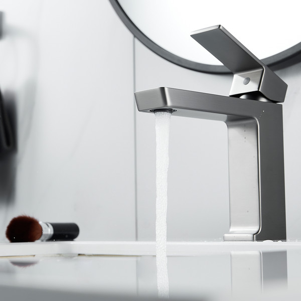 Изображение товара Смеситель Rose R1801T-1 (оружейная сталь)